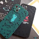 CASE CASING 配件 HP 全新 MONSTER CASE 軟殼全印全蓋適用於 IPHONE 11 12 13