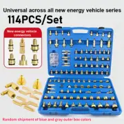 Auto Car Air Conditioning Leak Detector Detection Repair Tool Kit 114PCS/Set New