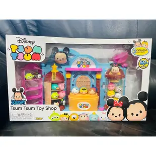 Disney Tsum Tsum Toy Shop 迪士尼玩具店遊戲組 （含15隻Tsum公仔）疊疊樂 歡樂屋
