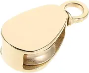 SUPVOX Marine Brass Flag Rope Pulley: Sailing Hardware for Boats & Yachts Flagpole Smooth Sliding Pulley for Enhanced Flag Hoisting Experience