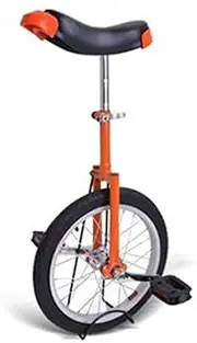 20 Inch Thick Aluminum Ring Wheel Unicycle-Adjustable Height Adult's Trainer Unicycle-Lightweight and Durable-Non-Slip Wheel Trainer Unicycle-for Beginners,Children and Adults Blue Durable TDF