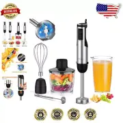 Multi-Purpose Immersion Blender with Safety Lock and 600ml Beaker for Quick Prep