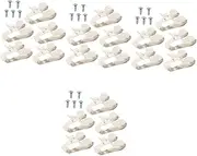 [jojofuny] 20 Sets Belt Clip Holder for Tool Belt Key Holder for Strong Metal Hooks