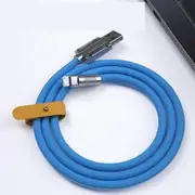 120w 6a Fast Charge Typec Liquid Silicone Cable Quick Charge Usb Cable for Xiaomi Huawei Samsung Pixel Usb Bold Data Line
