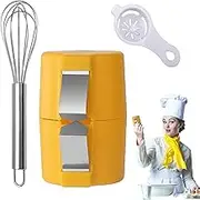 Egg Shell Opener - Egg Opener Tool Set | Hard Boiled Egg Peeler | Oval Groove Egg Shell Remover Egg Breaker Tools, Compact Egg Shell Cracker Egg Cracking Tool for Raw Eggs Boiled Eggs