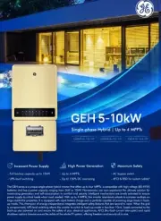 Brand New GE 5kW Hybrid Solar Battery Single Phase Inverter (GEH5.0-1U-10)