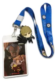 One Punch Man SD Genos Anime Lanyard Neck Strap w/ Charm GE-38259