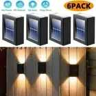 Solar up and down lights for outdoors, waterproof solar lamp, for garden