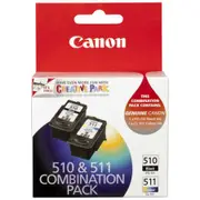 Canon Ink Cartridge PG-510 CL-511 Combination Pack