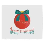 2 x 'Merry Christmas Bauble' Lens Cleaning Cloths (LC00028049)