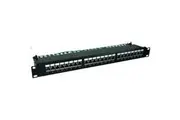 Dynamix PP-C6S-24 24 Port Cat6 Shielded Patch Panel 19" - T568A & T568B Wiring