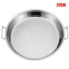 Stainless Steel Pan Cold Noodle Making Tools Kitchen Steamed Rice Tray Cake Dish