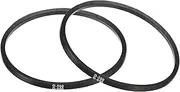 uxcell 2Pcs O-500 O Type V-Belt 500mm/19.7" Inner Length x 0.39" Width x 0.24" Height, O-Type Closed-Loop Rubber Transmission Belt