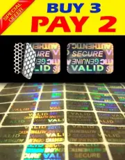 585 HOLOGRAM TAMPER PROOF SECURITY WARRANTY VOID STICKER LABEL SEALS 0.4"x0.6"