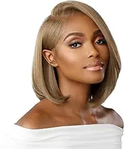 Sensationnel Bare Lace 13x6 wigs - Unit 3 Glueless synthetic with 180 degree preplucked hairline Non lifting 2040 larger grid thinner lace - BareLace unit 3 (2 DARKBROWN)
