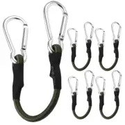 5 Pcs Tent Lanyard Individual Outdoor Bungee Cords with Hooks Straps
