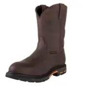 Ariat Workhog Men's Oily Distressed Brown Pull On Composite Toe WP 10001200