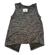 Rag & Bone Womens X-Small Tank Top 'Charley' Sleeveless Open Back Black Space