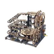 Robotime Marble Night City ROKR 3D Wooden Puzzles DIY Marble Run Model