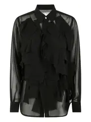 [COMME des GARCONS COMME des GARCONS] Polyester Georgette Shirt