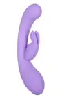 Rechargeable G-Spot Jack Rabbit Purple Silicone Vibrator Vibe Wand Adult Sex Toy