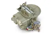 Holley Carburettor Street 350 CFM 2300 Model 2 Barrel Manual Gasoline Gold Dichromate Aluminum HL0-7448