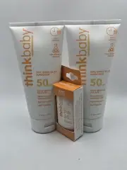 Thinkbaby Sunscreen Suncare Zinc Oxide Bundle Set of Three EXP 7/2025