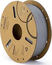 ELEGOO PLA Plus 3D Printer Filament 1.75mm Grey 1kg, PLA+ Tougher and Stronger 3D Printing Filament Pro Dimensional Accuracy +/- 0.02mm, 1kg Spool (2.2lbs) for Most FDM 3D Printers