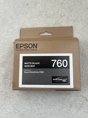 Epson 760 Ink Cartridge - Matte Black - SureColor P600 - T760820 - Exp. 12/2018
