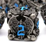DND Dice Dungeons and Dragons Dice Metal Dice Set D&D with Box HNCCESG Unique...