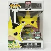 Funko Pop! Vinyl: Marvel - Electro #545 - WITH Protector