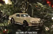 Custom '69 Chevy Corvette Stingray 1/64 Christmas Ornament Chevrolet Adorno