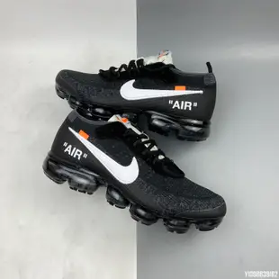 Nike Air Off White x  Vapor Max  黑白 百搭防滑慢跑男女鞋鞋 AA3831-001