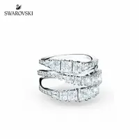 在飛比找momo購物網優惠-【SWAROVSKI 官方直營】Twist Wrap 白金色