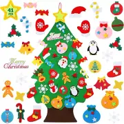 DIY Felt Christmas Tree - 3.6 FT Felt Christmas Tree for Kids with 41 Pieces of