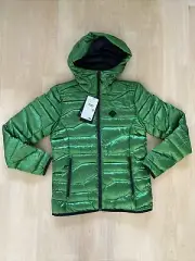 J Lindeberg Women's Cliff Light Down Jacket AWOW067378 M375 Green Small NEW