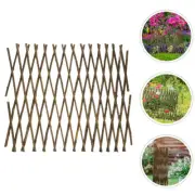 2 Pcs Wooden Hedge Garden Plant Lattice Support Fence Freestanding