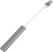 OSALADI 4 One Drag Four Splitter 3. 0 USB Hub USB Adapter USB 3.0 Hub USB Hub Extension USB Hub for Laptop USB Data Hub USB Data Extension Hub USB Splitter Computer Extender Aluminum Alloy