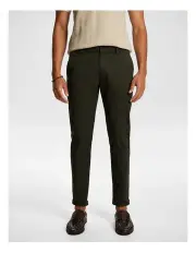 [yd.] Danny Super Stretch Slim Chinos in Green