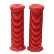 7/8 Inch 22mm Motorcycle Handlebar Hand Grips Cafe Racer Bubber Clubman Custom Universal 13344 RED