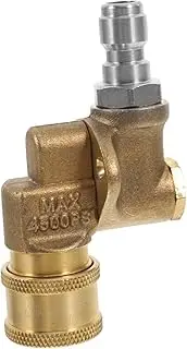 COOPHYA Quick Connect Adapter for High Pressure Washer Connector for Car Washing Nozzle Efficient Sprayer for Vehicle Undercarriages Rims Gutters Leakproof Fitting