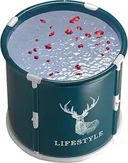 Soaking Bathing Tub - Cold Plunge Tub, Adults Foldable Bathtub | Athletes Cold Spa Foldable, Adult Bath Bucket, Folding Ice Barrel Plunge Pool, for Hot Bath Ice Recovery