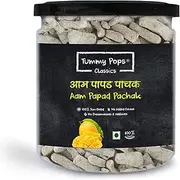 Tummy Pops Khatta Meetha Aam Papad Slice | 275 gm Jar | Aam Pachak Churan/Aam Lachha/Tasty Dry Mango Candy/Digestive After-Meal Mukhwas Mouth Freshener
