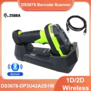Zebra DS3678-DP3U42A2S1W Cordless DPM Bluetooth 2D Barcode Scanner with Cradle
