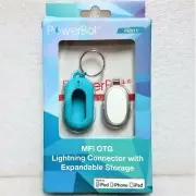 PowerBot PB911 MFi OTG Lightning Connector w/Expandable Storage