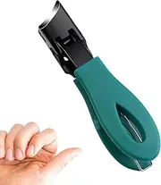 Toe Nail Clippers for Men, Anti-Splash Large Opening Toe Nail Clippers, Heavy Duty Fingernail Trimmer Hand Care Portable Tool for Household Salon Travel Seniors Kids Adults Men Elderly