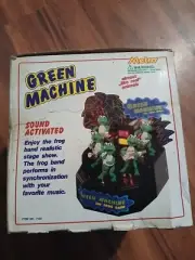Vintage Metro Green Machine The Frog Band Music Toys 1989 new In Box free ship