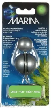 Light Weight Marina Single Micro LED Aquarium Light Unit - Green