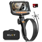 Hijoy Articulating Borescope Camera with Light - 5'' 1080P HD Display (S30)