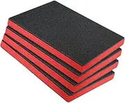 Sdlnklm 4PCS Foam Inserts Packing Foam Cushion Portable Reusable Liner for Tabletop Miniatures DIY Crafts, 40cmx33cmx5cm